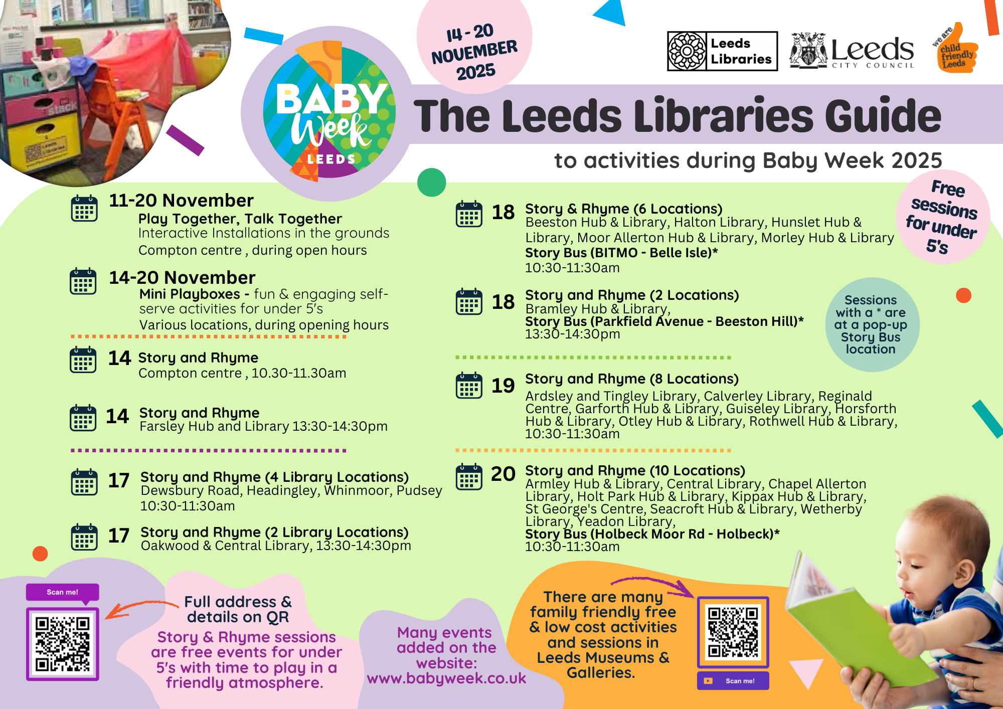 Leeds Libraries Baby Week